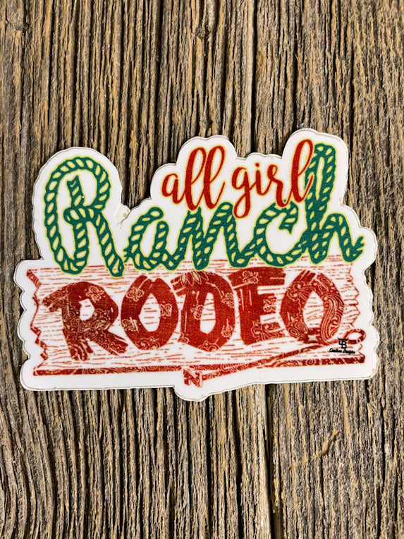 All Girl Ranch Rodeo Sticker