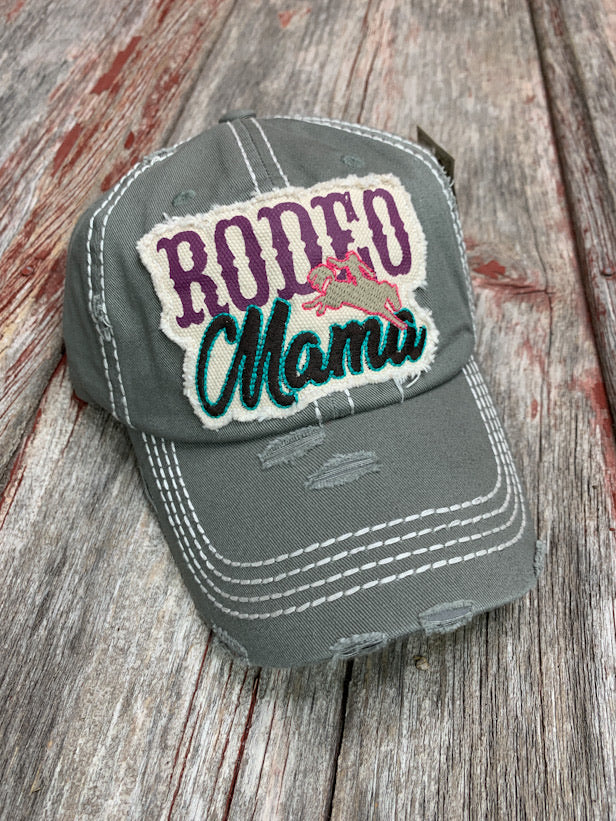 Rodeo Mama Bronc Rider Patch Cap