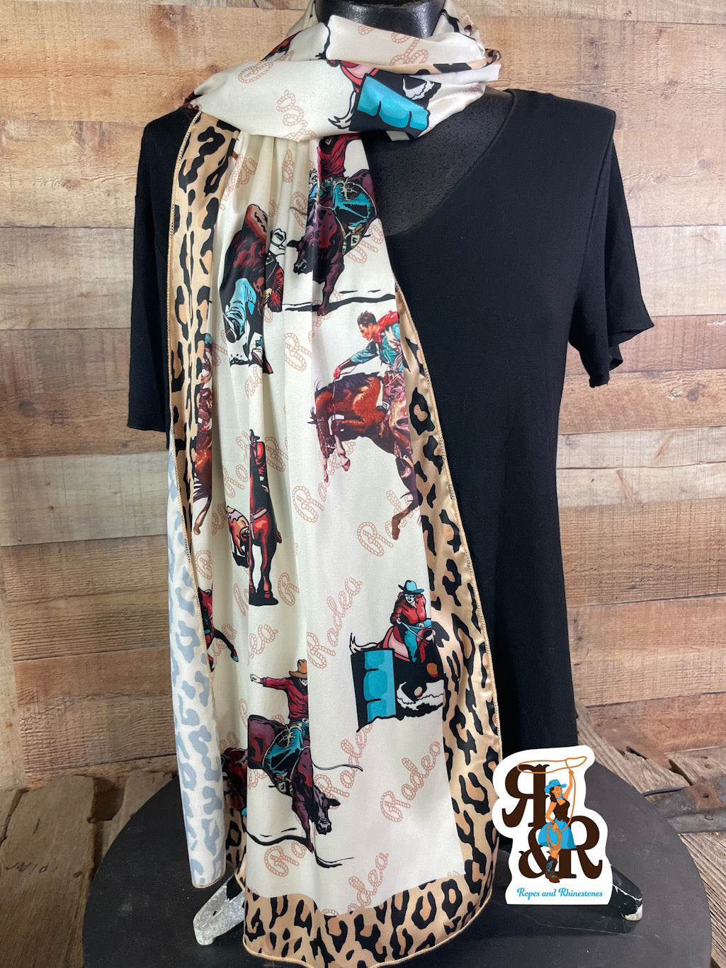 Leopard Rodeo Scarf