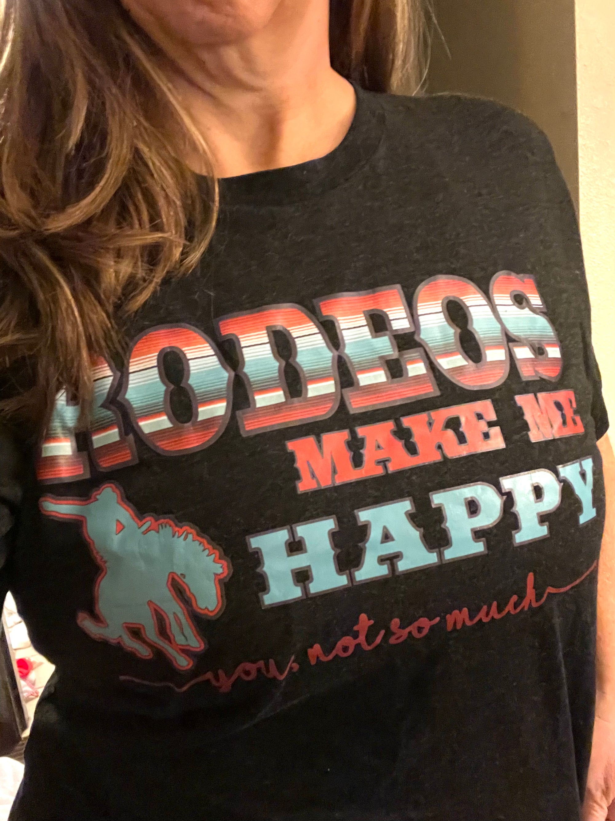 Rodeos Make Me Happy Tee