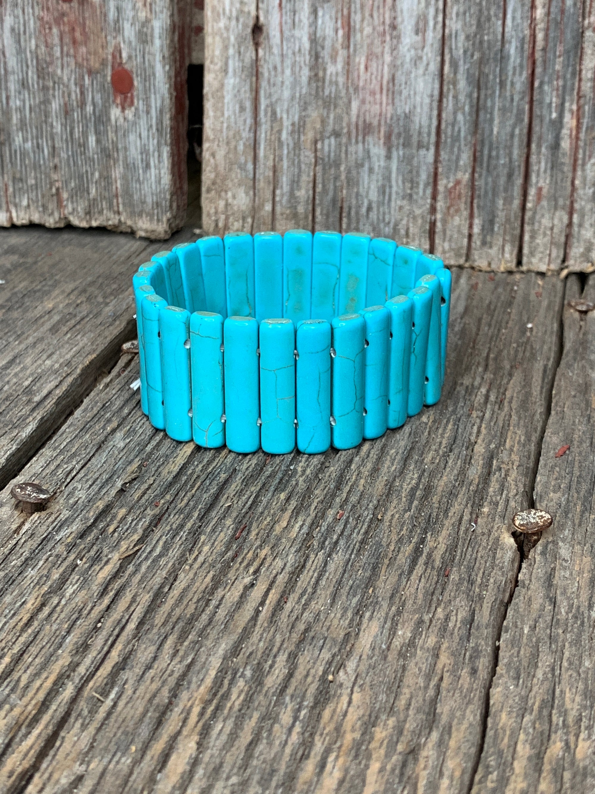 Turquoise Hot Shot Stretch Bracelet