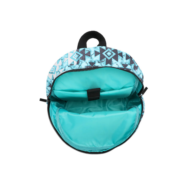 Montana West Rodeo Turquoise Stone Aztec Backpack - Ropes  display picture 3