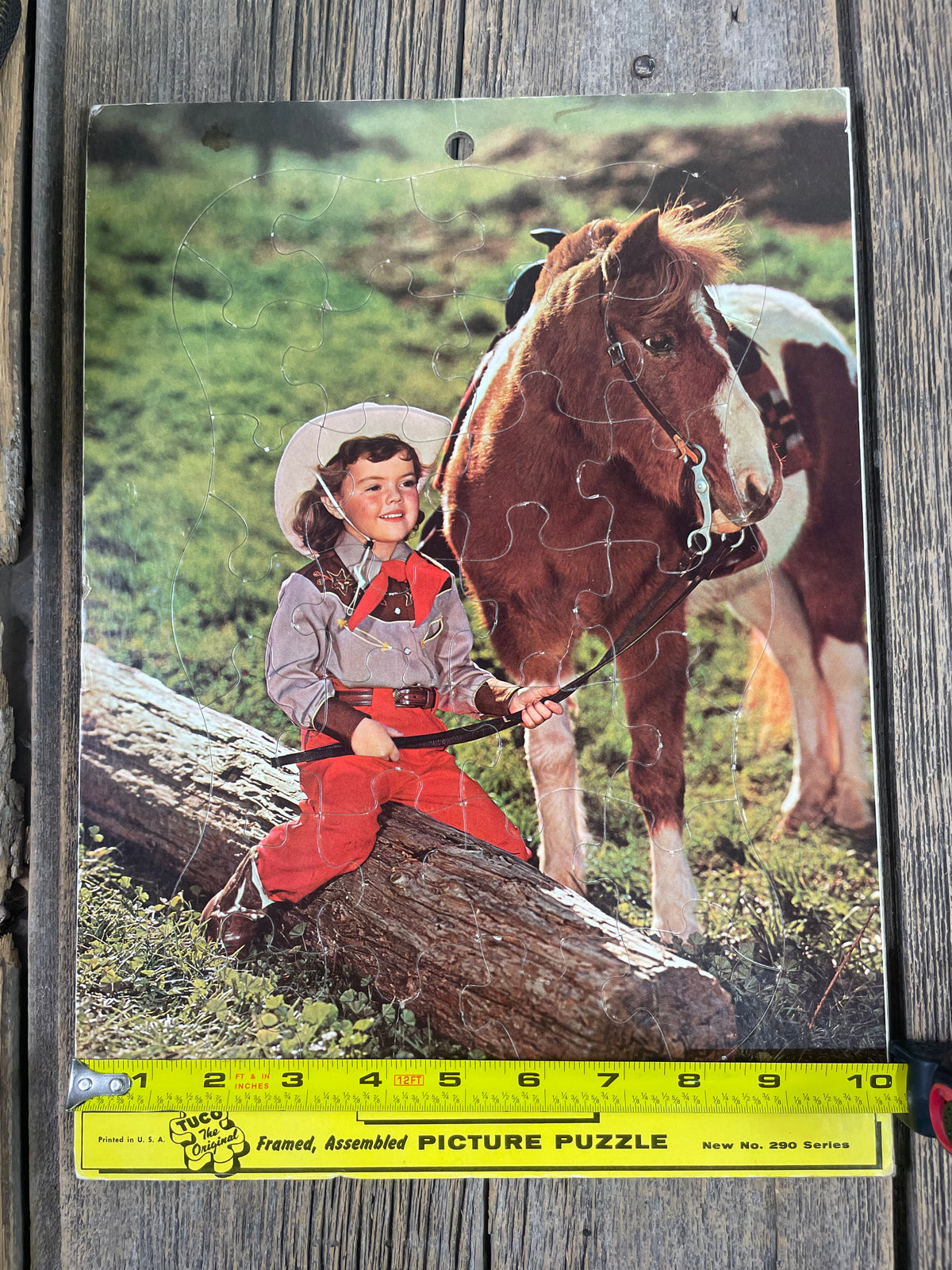 Cowgirl &amp; Pony Puzzle
