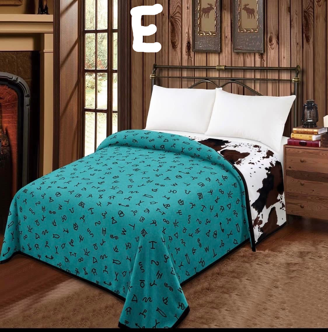 Western Print Throw Blanket