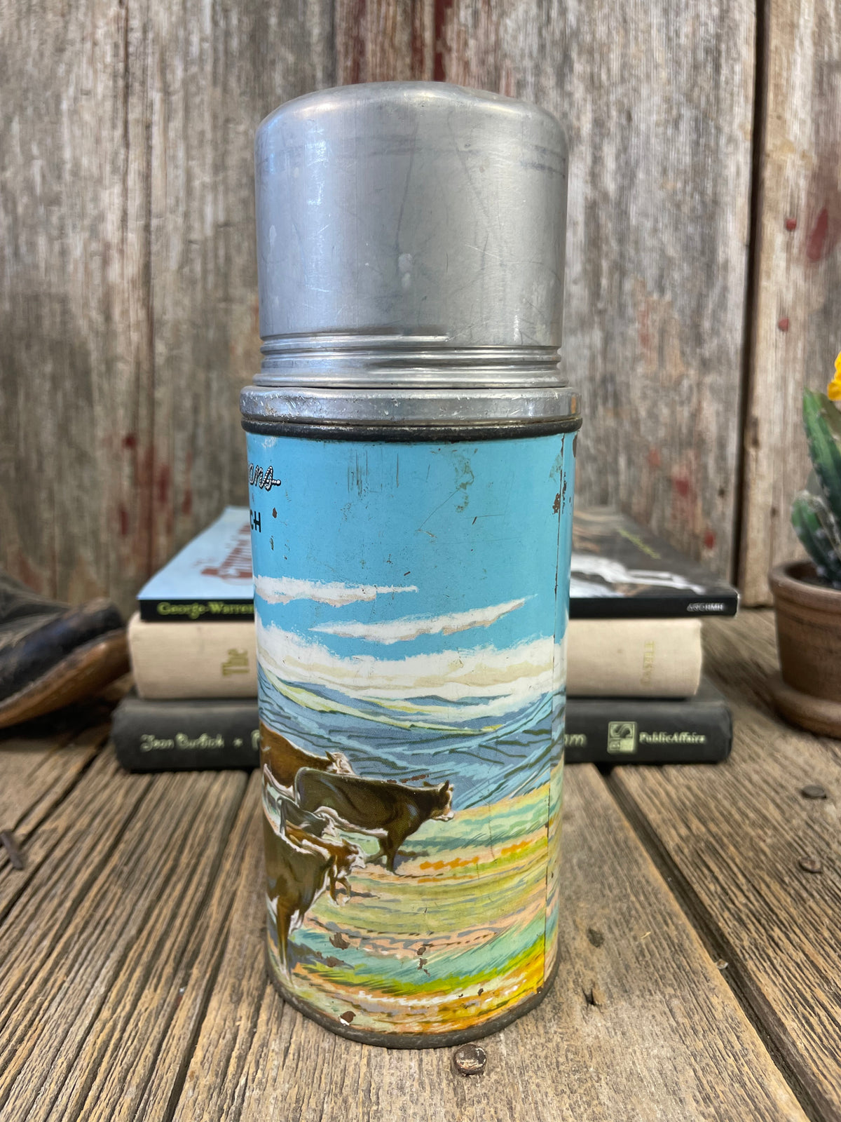Roy Rogers &amp; Dale Evans Thermos Blue