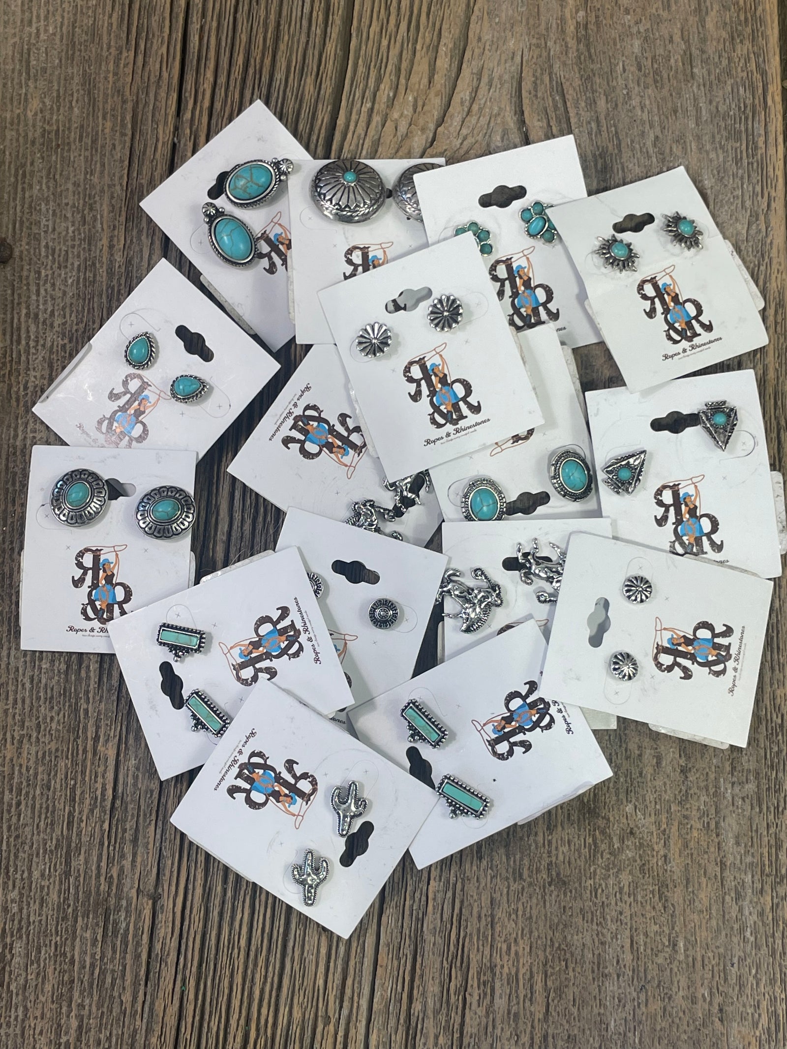 Post Earrings Basket