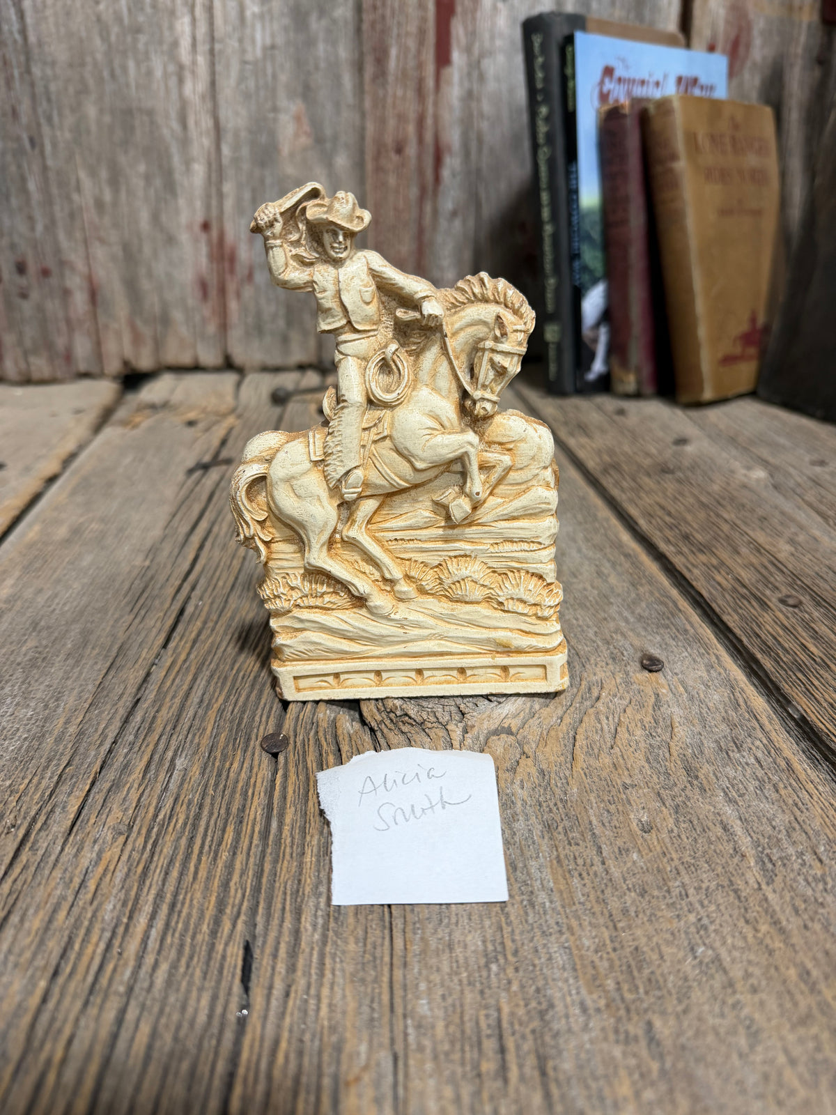 Bucking Bronc Wood Box