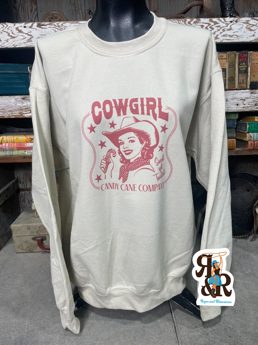 Cowgirl Candy Cane Co. Sweatshirt