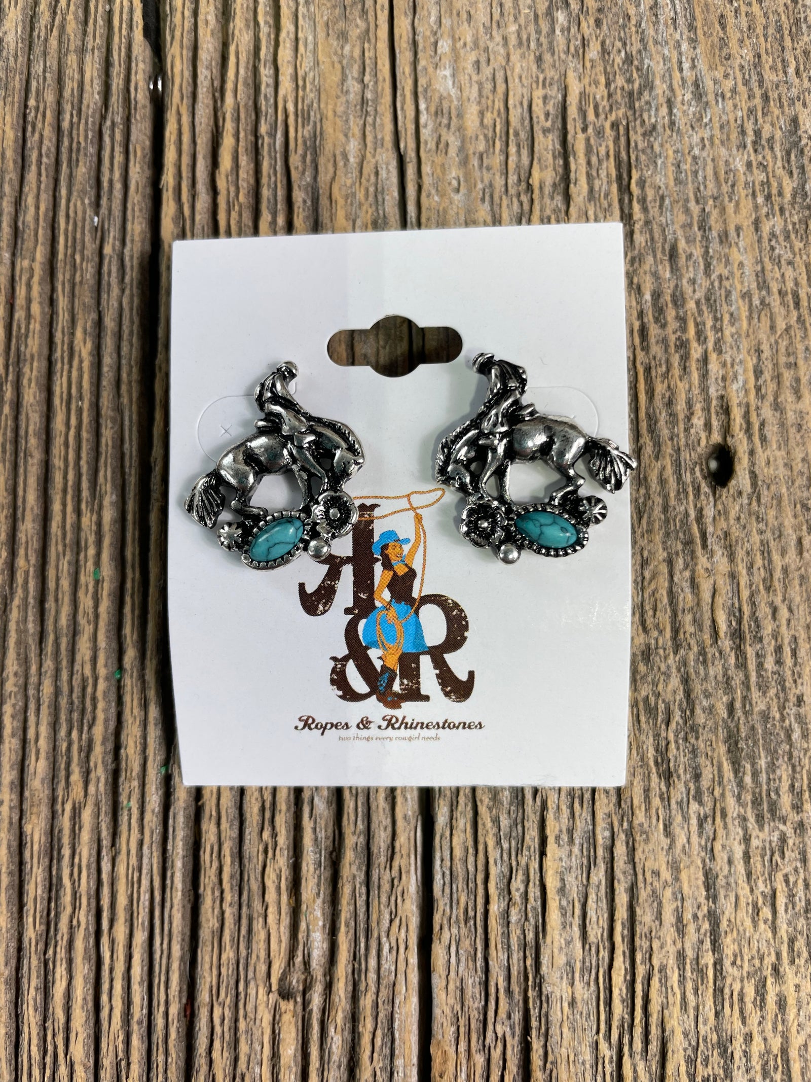 Bucking Bronc Earrings