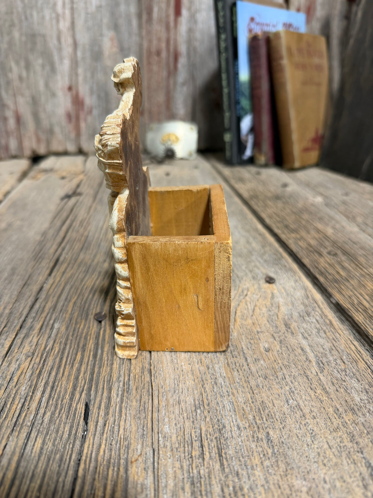 Bucking Bronc Wood Box