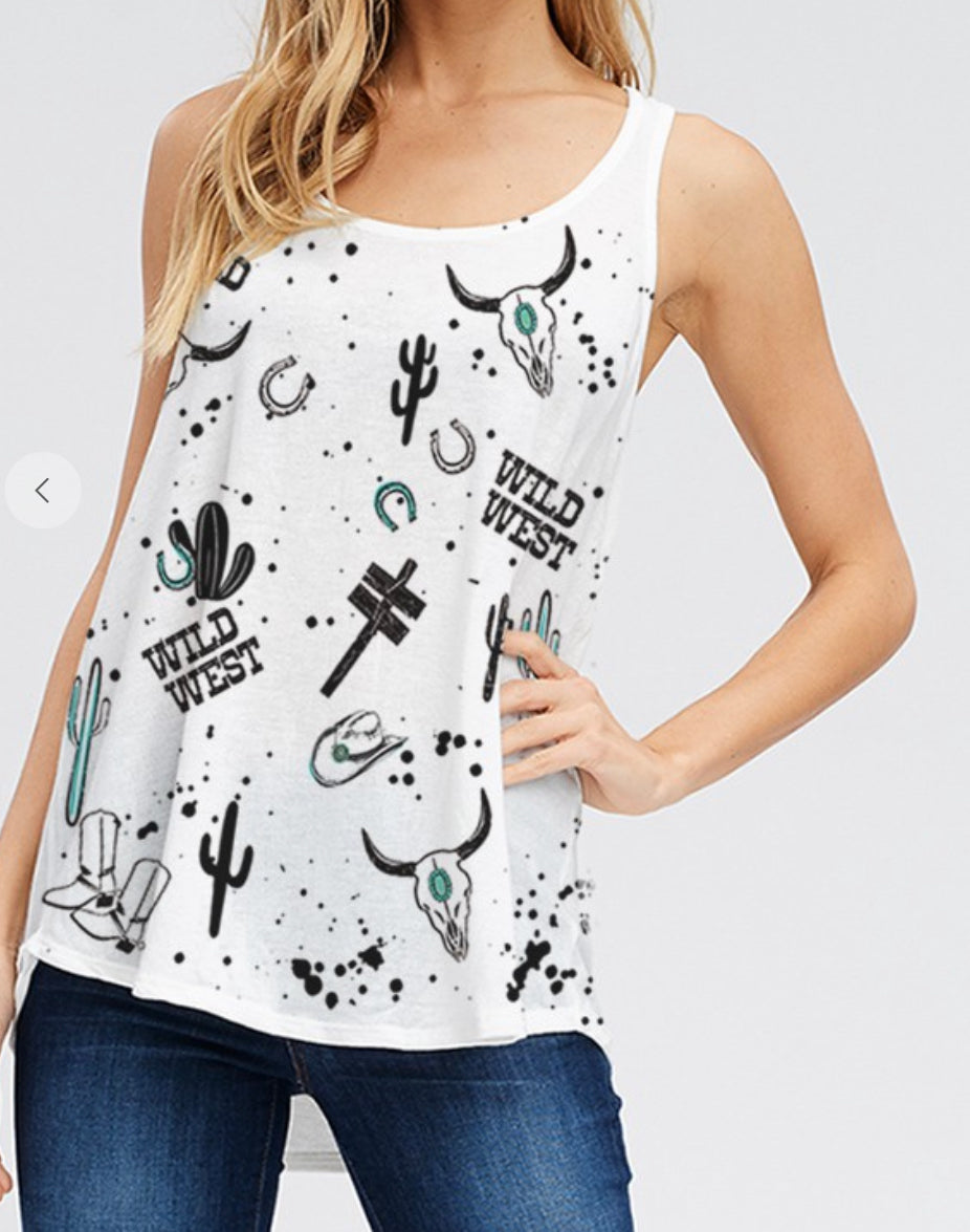 Wild West Tank Top