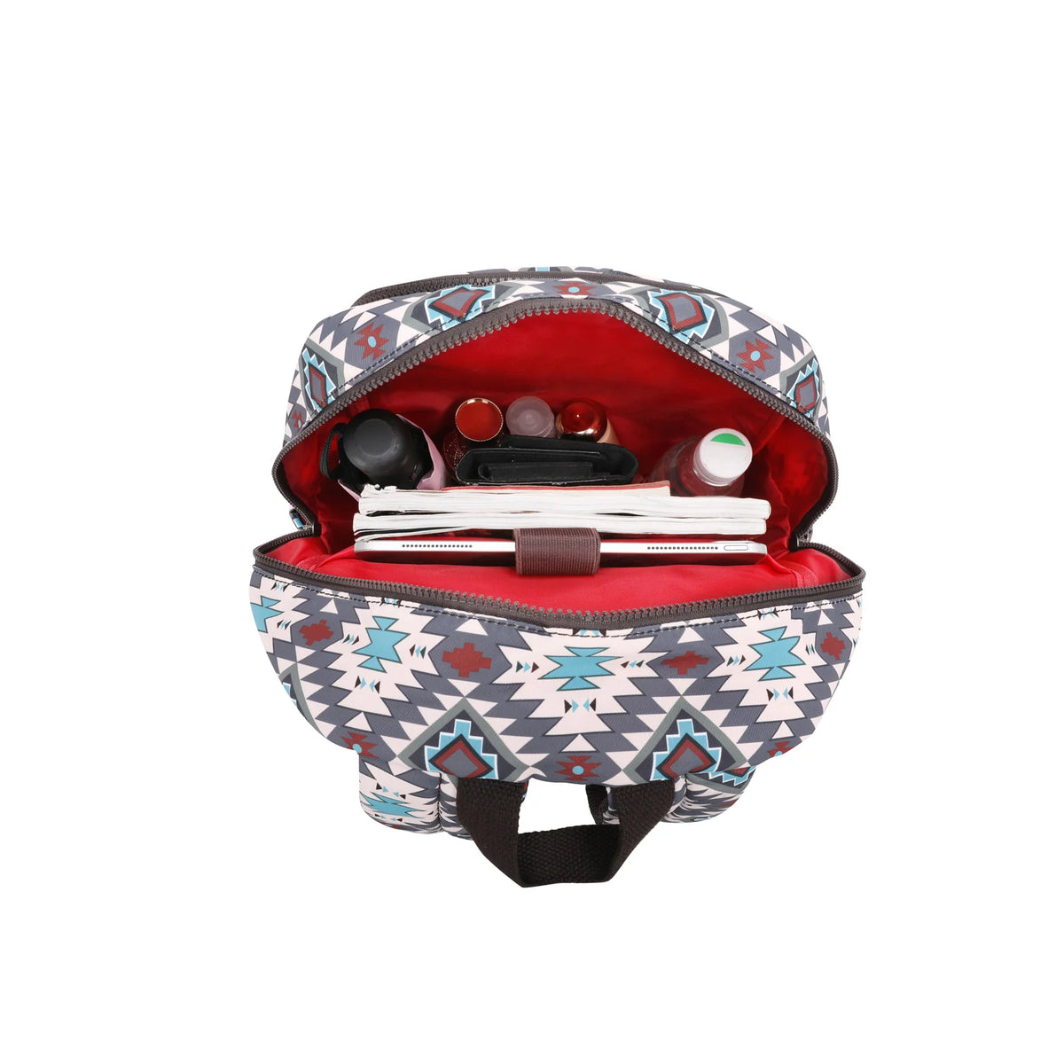 Montana West Grey Aztec Backpack