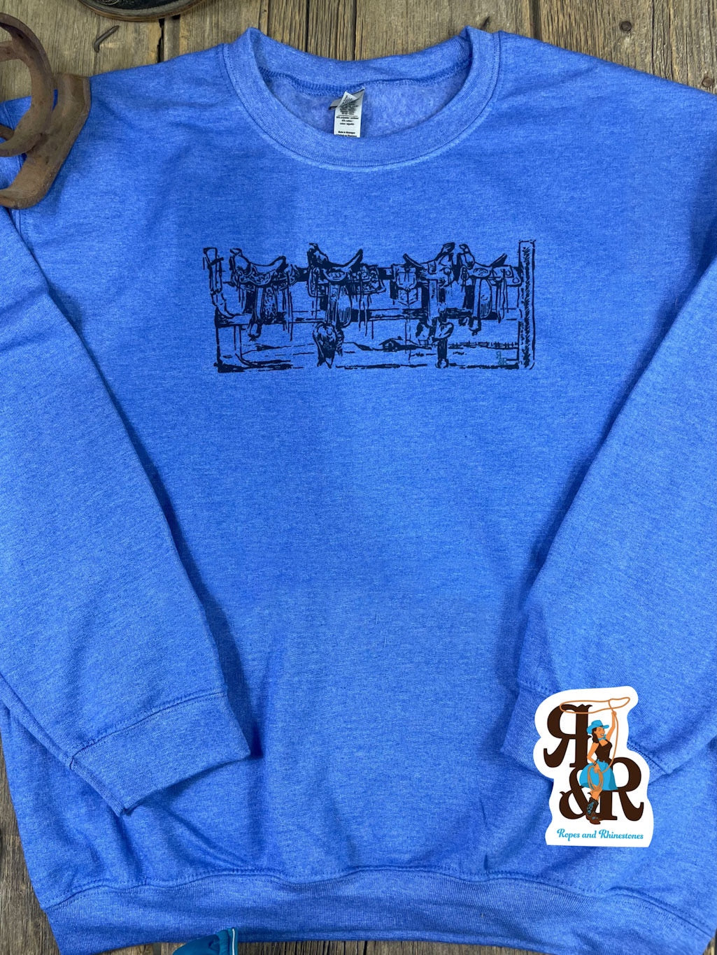 Saddles On The Fence Sweatshirt
