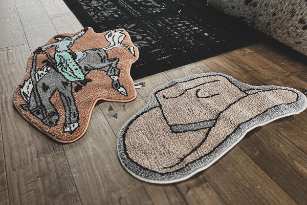 Rodeo Rug Cowboy Hat - Ropes and Rhinestones
