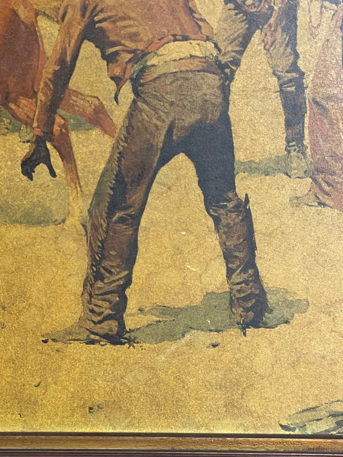 Frederick Remington Print “The coming and going of the pony express”