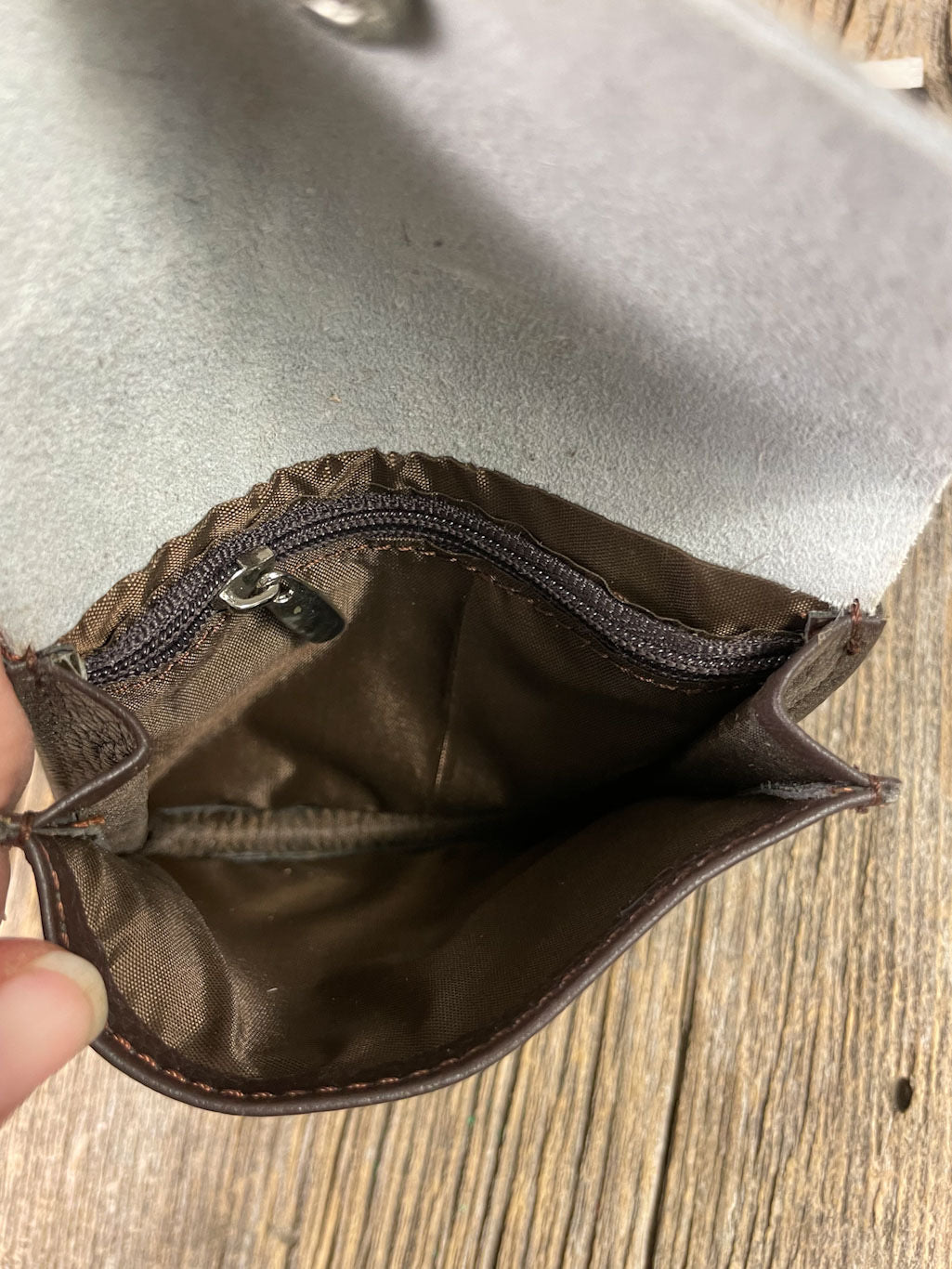 Cowhide Snap Pouch