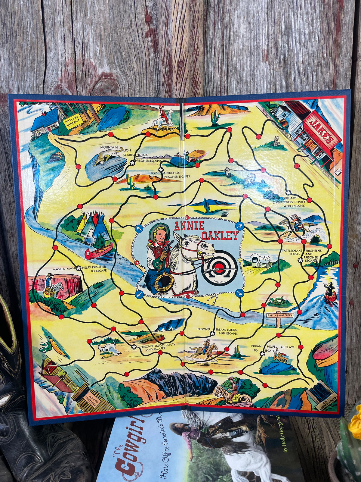 Annie Oakley Board Game
