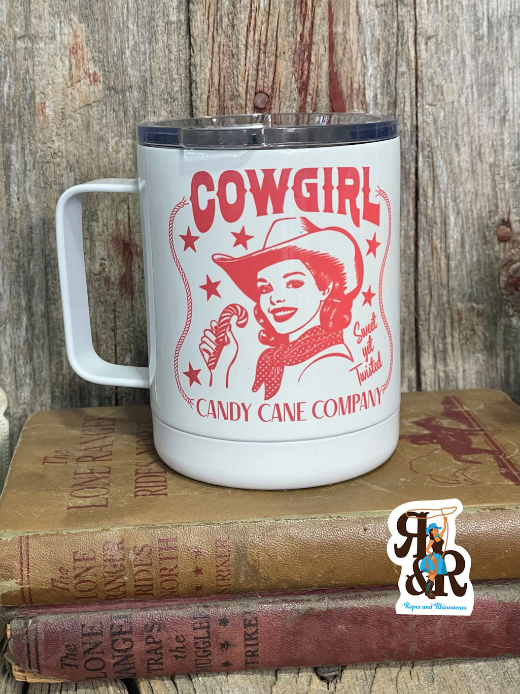 Cowgirl Candy Cane Co. Handle Cup