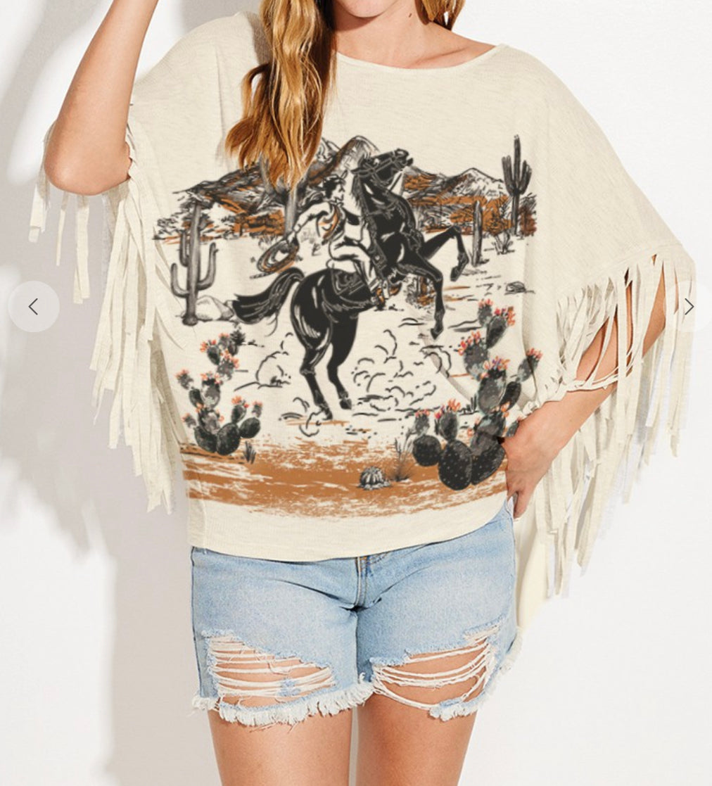 Cowboy Fringe Top