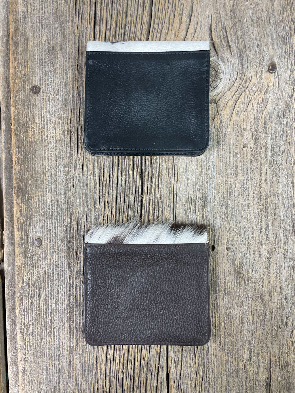 Cowhide Snap Pouch