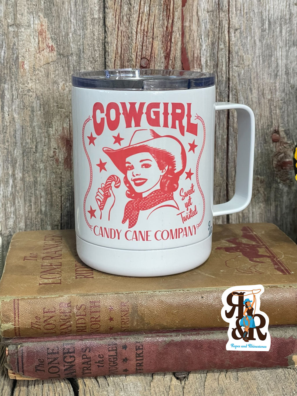Cowgirl Candy Cane Co. Handle Cup