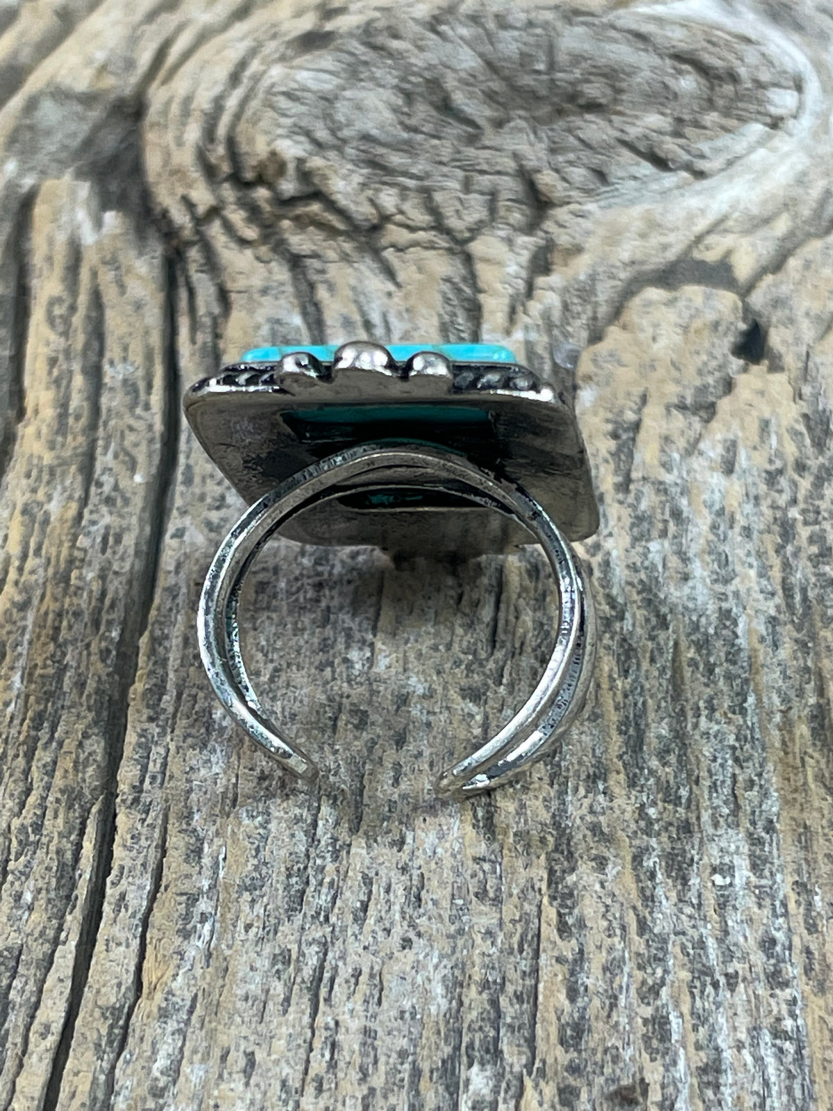Rectangle Turquoise Ring