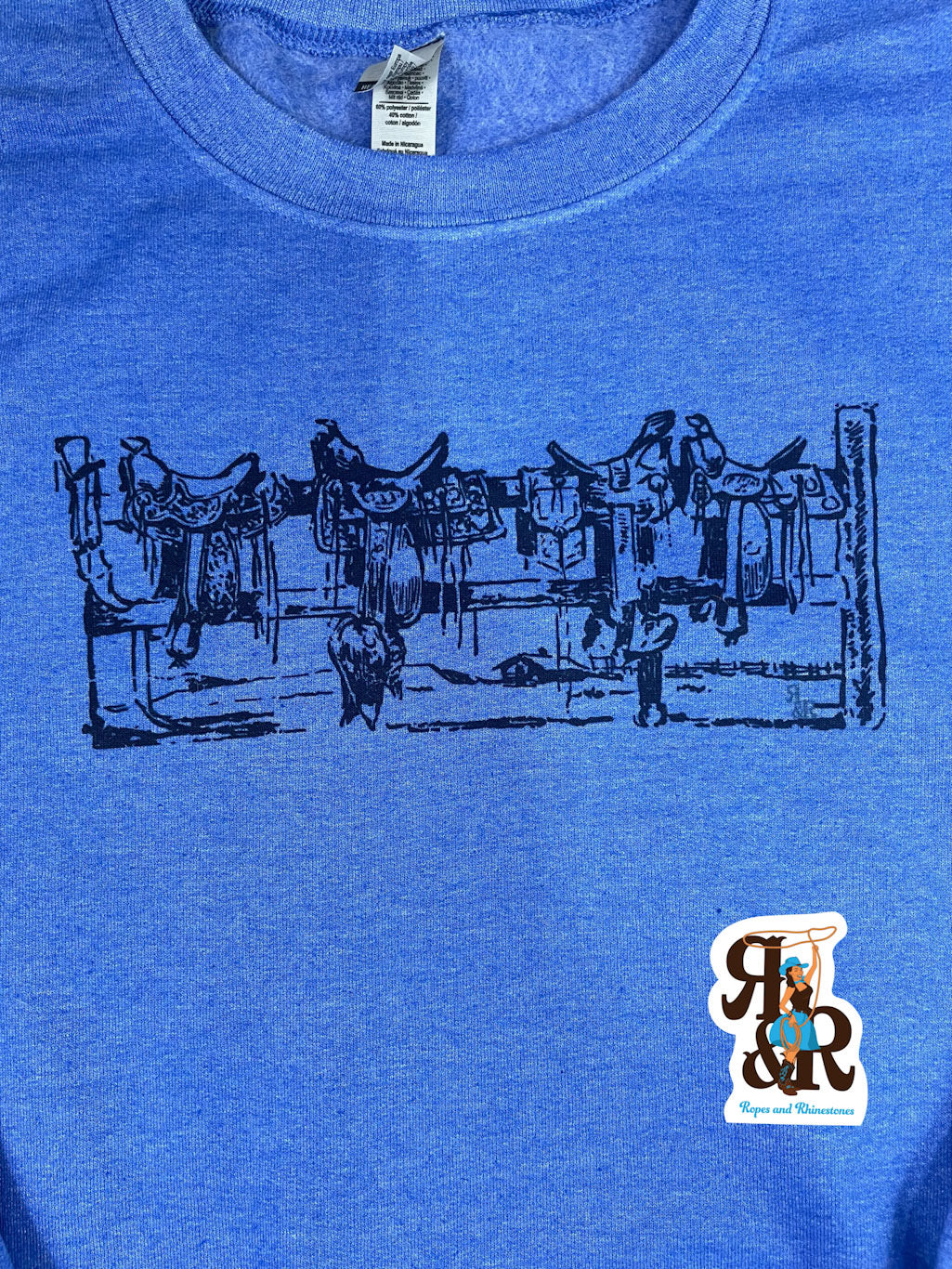 Saddles On The Fence Sweatshirt