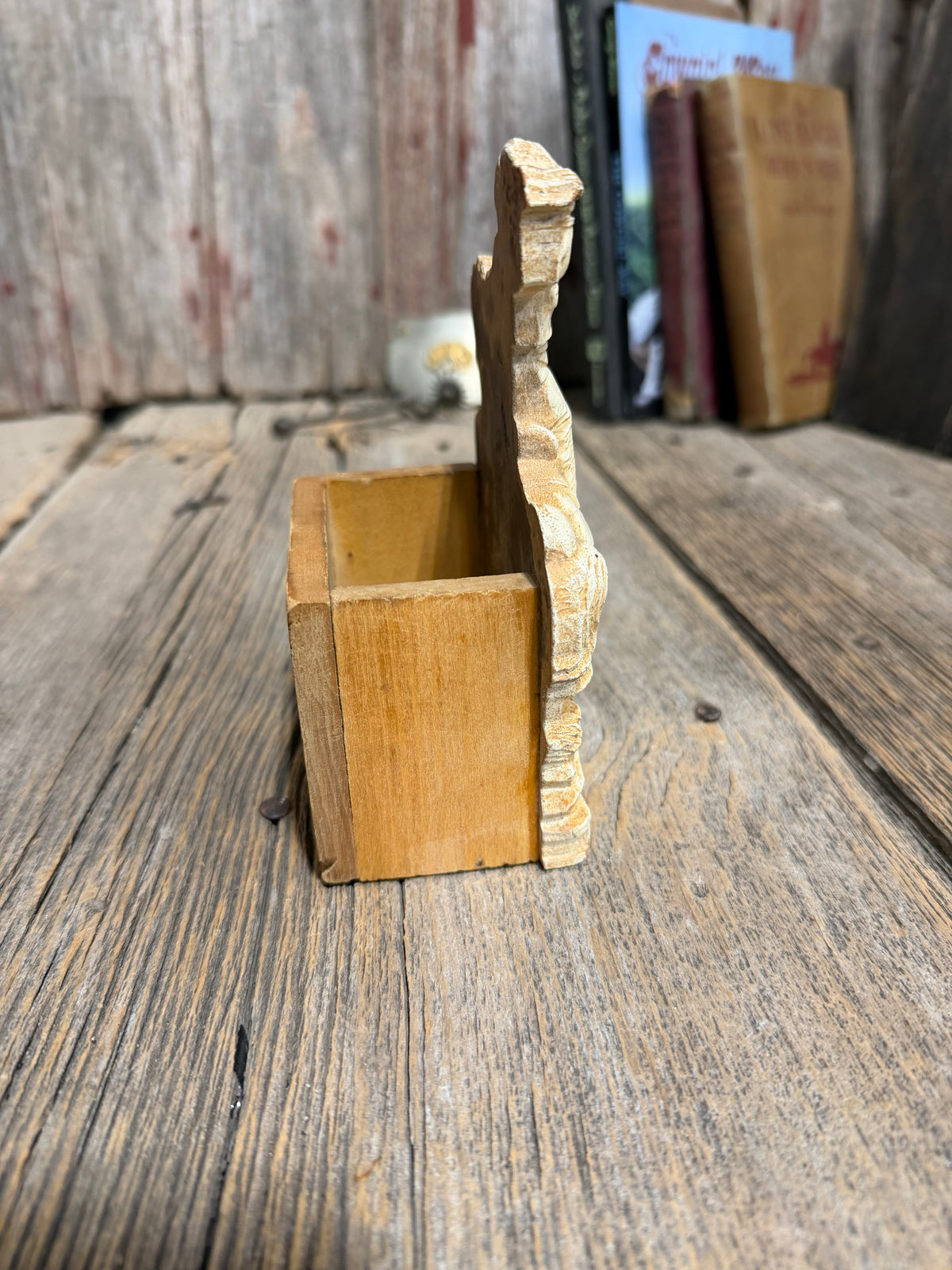Bucking Bronc Wood Box