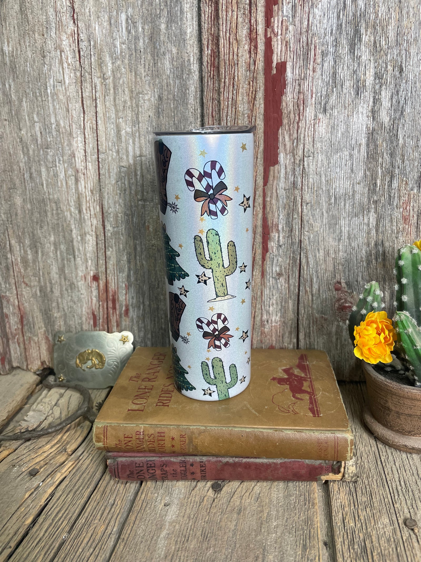 Cowboy Boot Merry Christmas Tumblerr