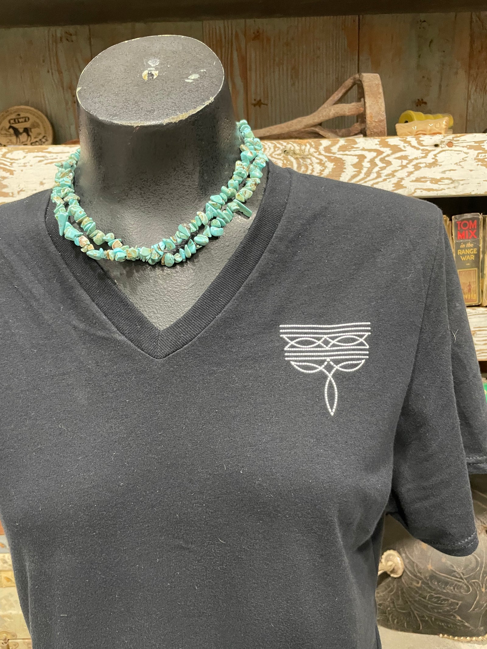 Bootstitch V Neck Tee