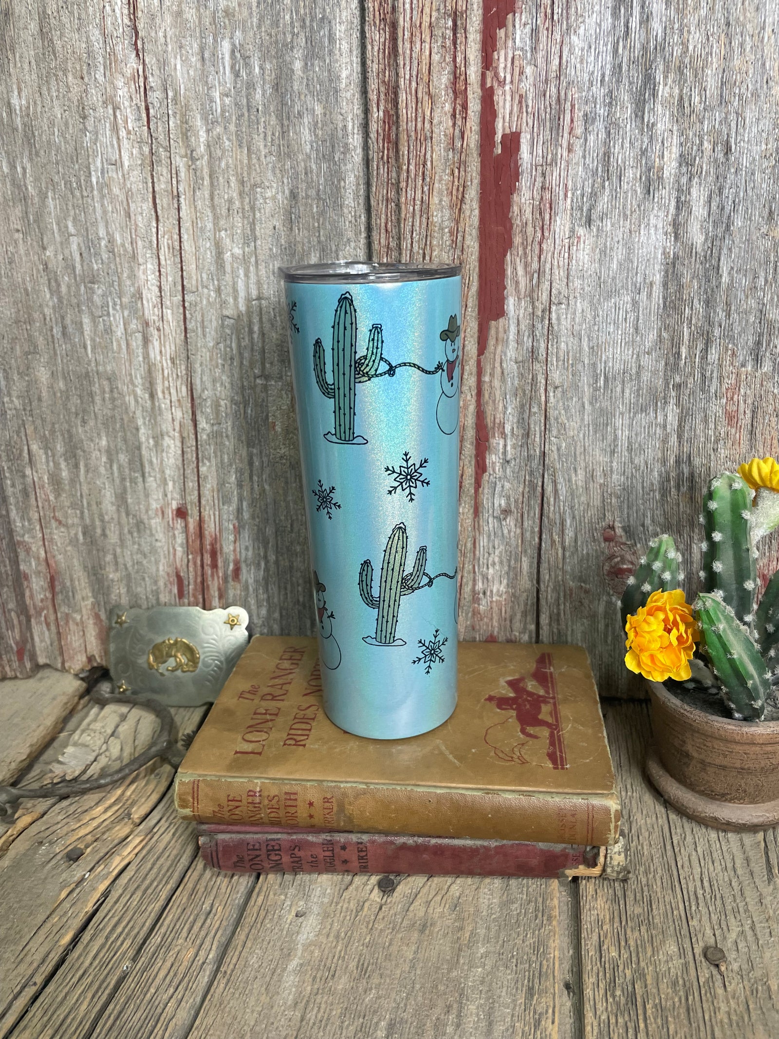 Cowboy Snowman Christmas Tumblerr