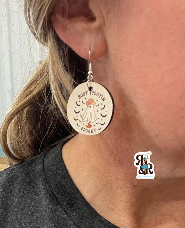 Boot Scootin Spooky Earrings
