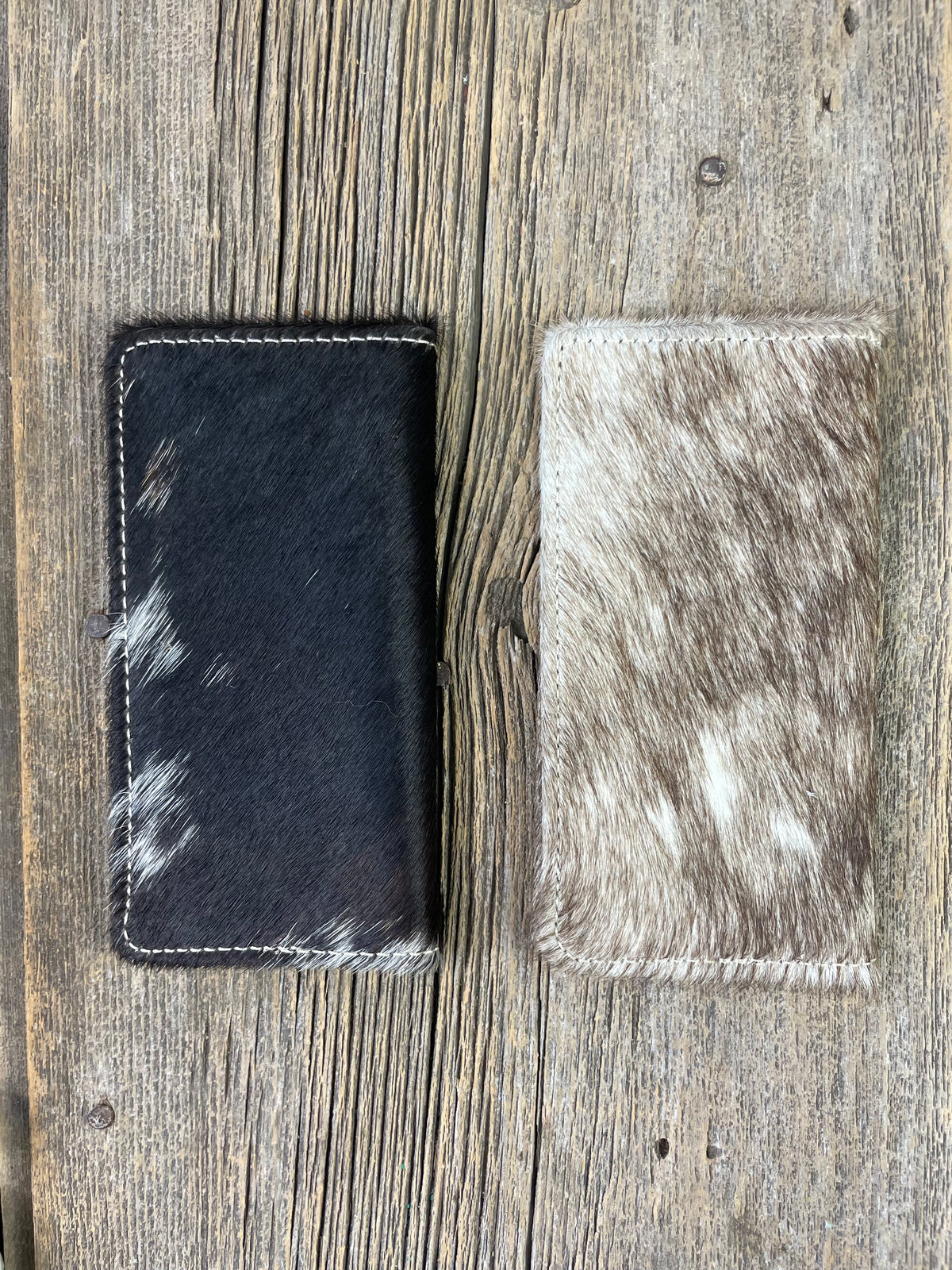 Cowhide Tooled Inlay Card Wallet