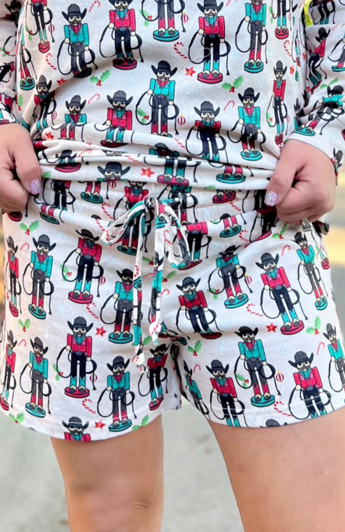 Ropin Around The Christmas Tree Shorts