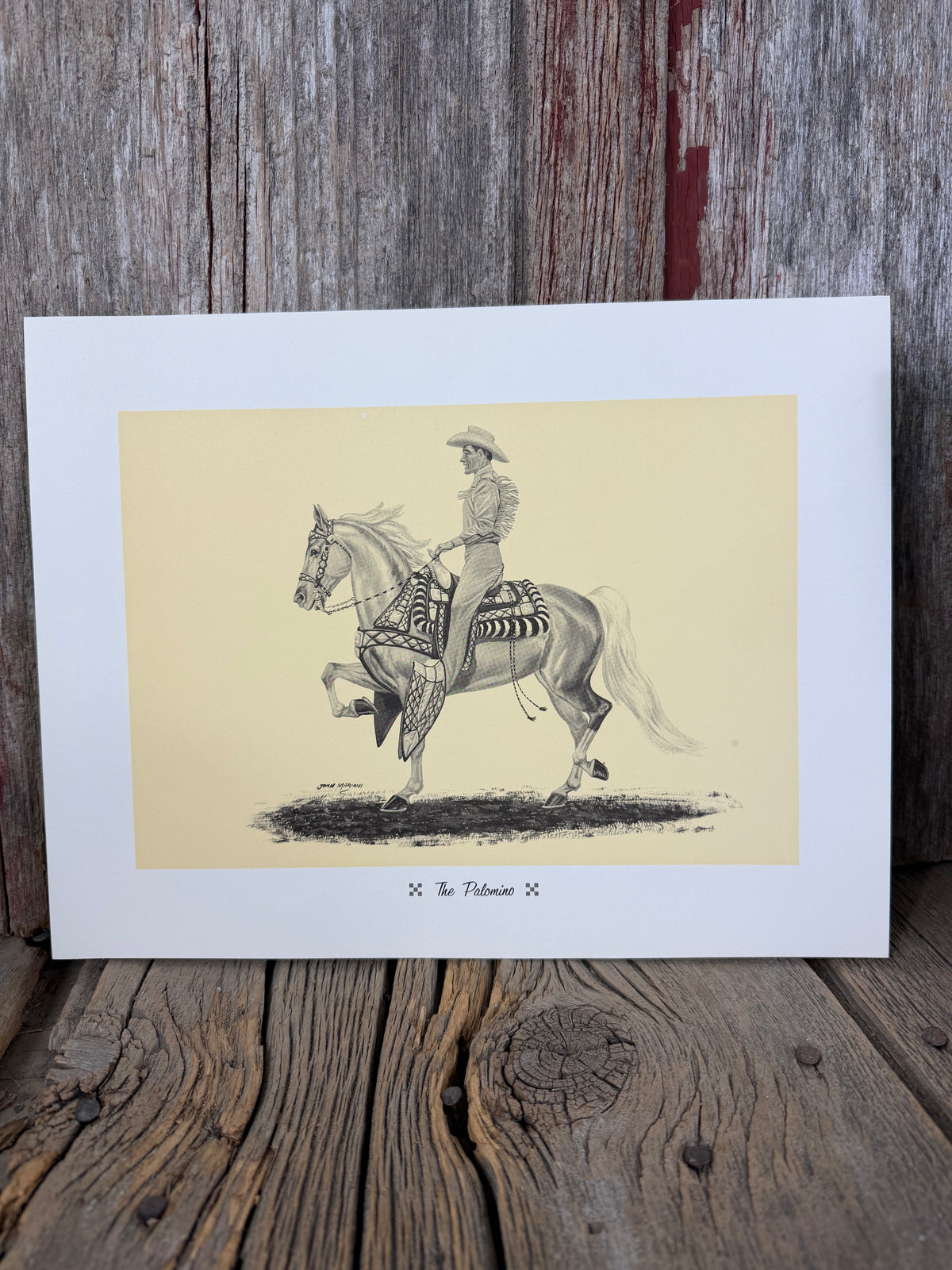 The Palomino print by John Mariani