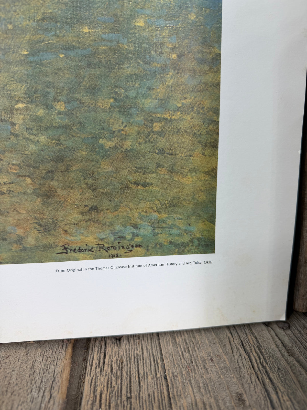Stamped by Lightening print by Frederic Remington