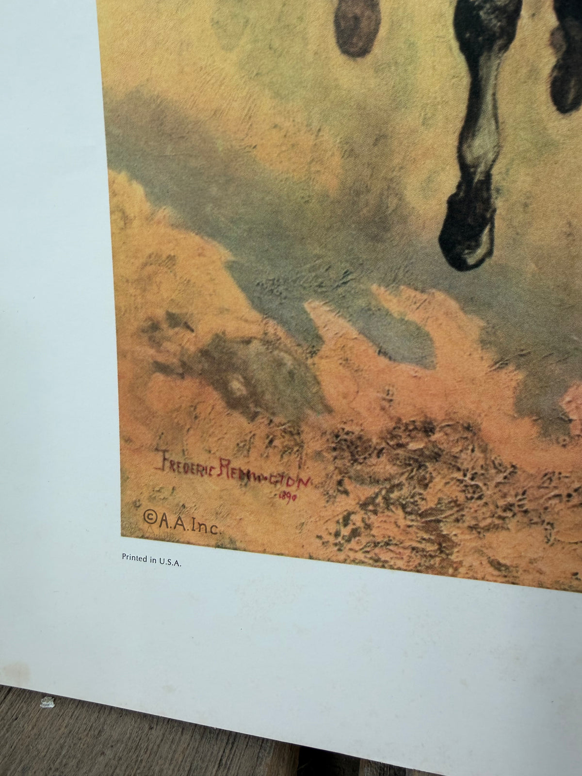 Dismounted: The Fourth Troopers Moving print by Frederic Remington