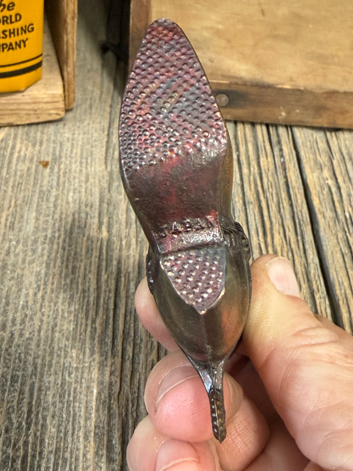 Cowboy Boot Toothpick Holder