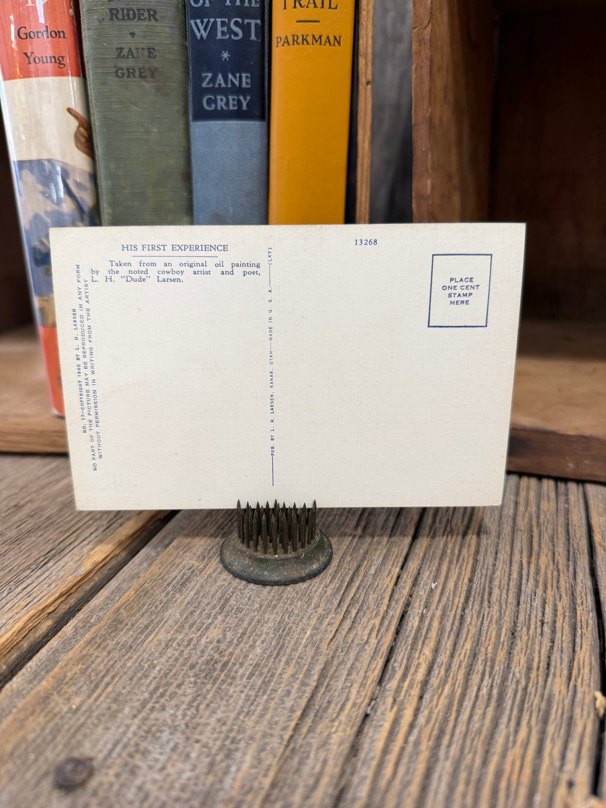 Vintage Postcard by artist LH Larson