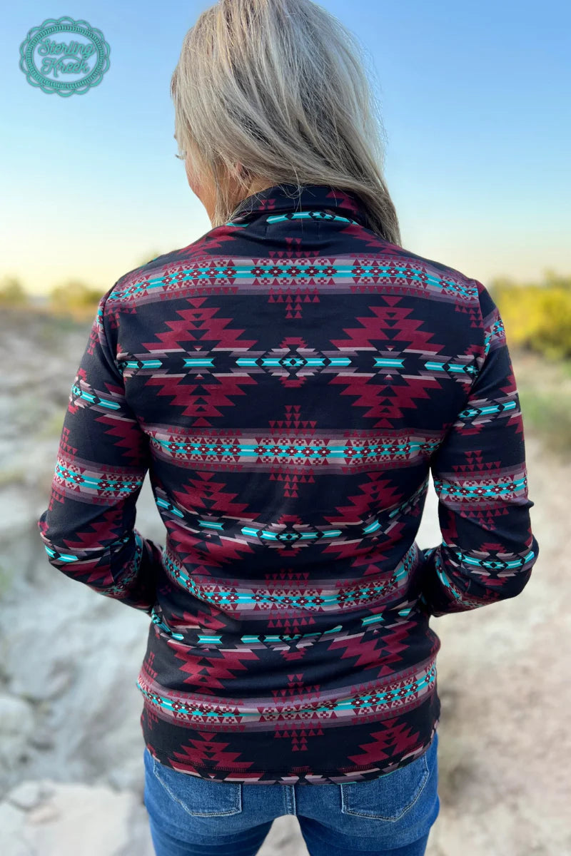 Crimson Valley Pullover