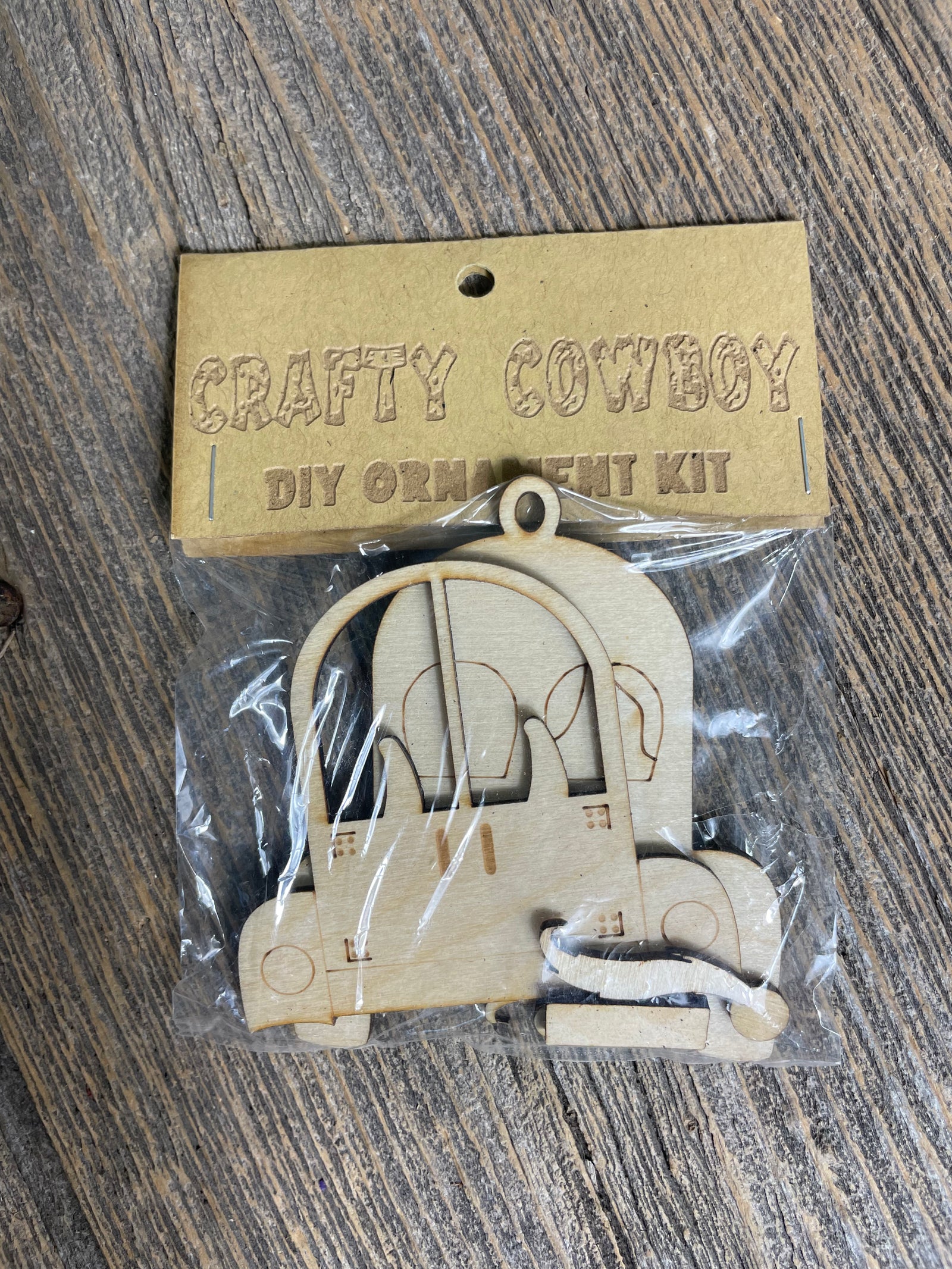 Crafty Cowboy Horse Trailer Ornament