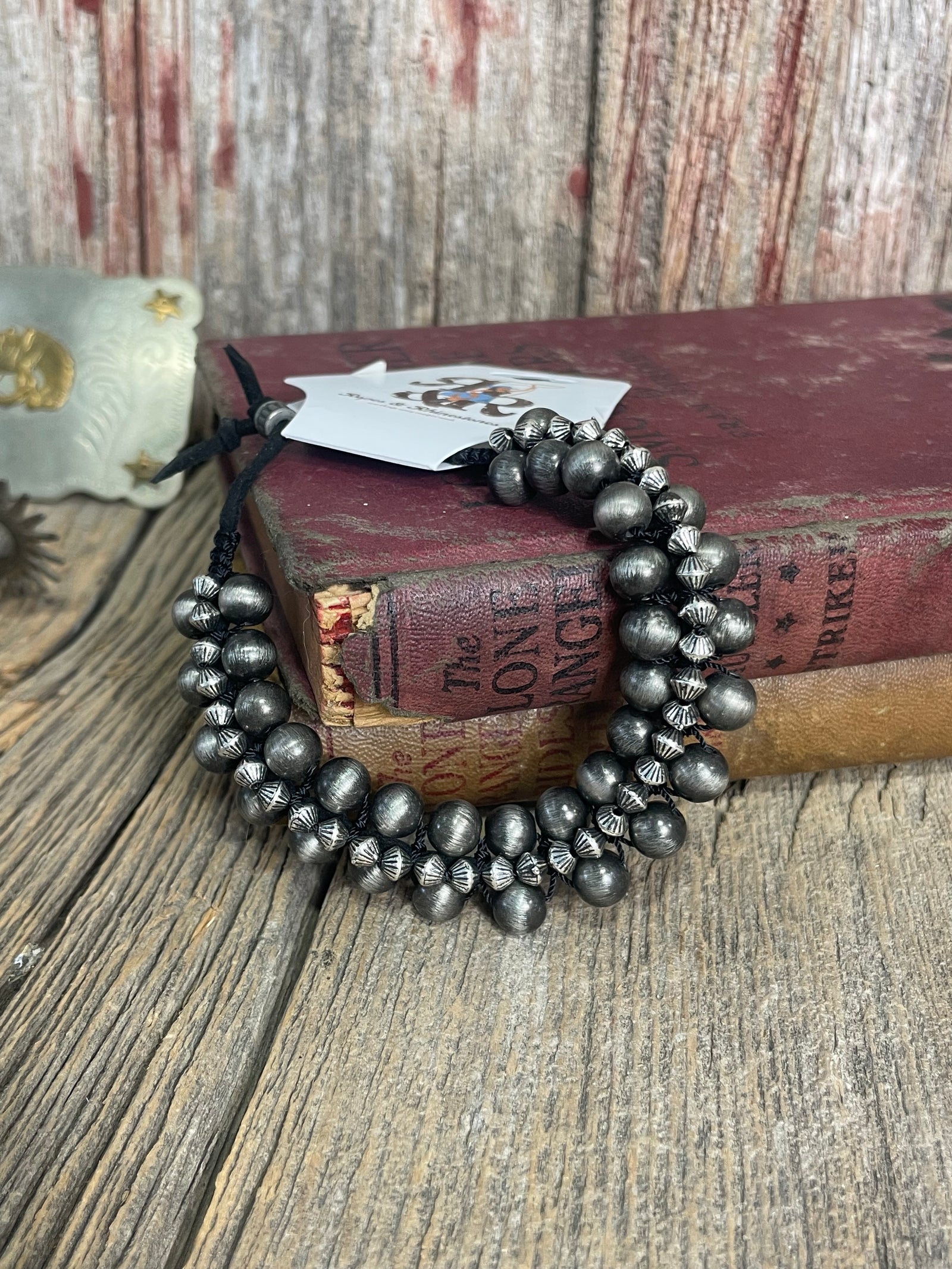 Western Pearl Slide Bracelet
