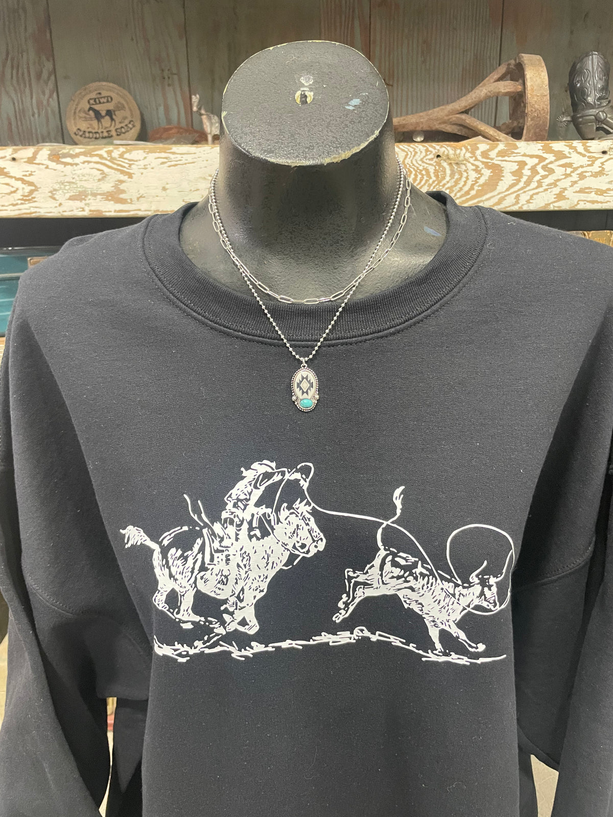 Turquoise &amp; Aztec Necklace