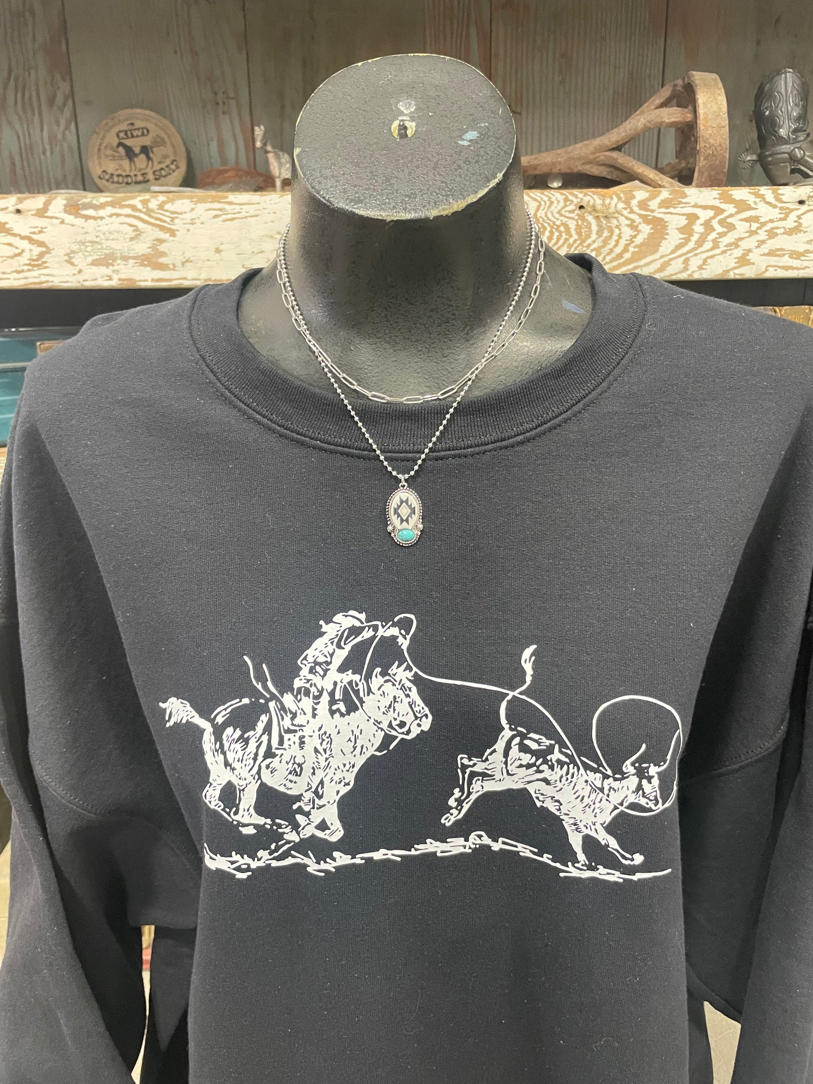 Turquoise & Aztec Necklace