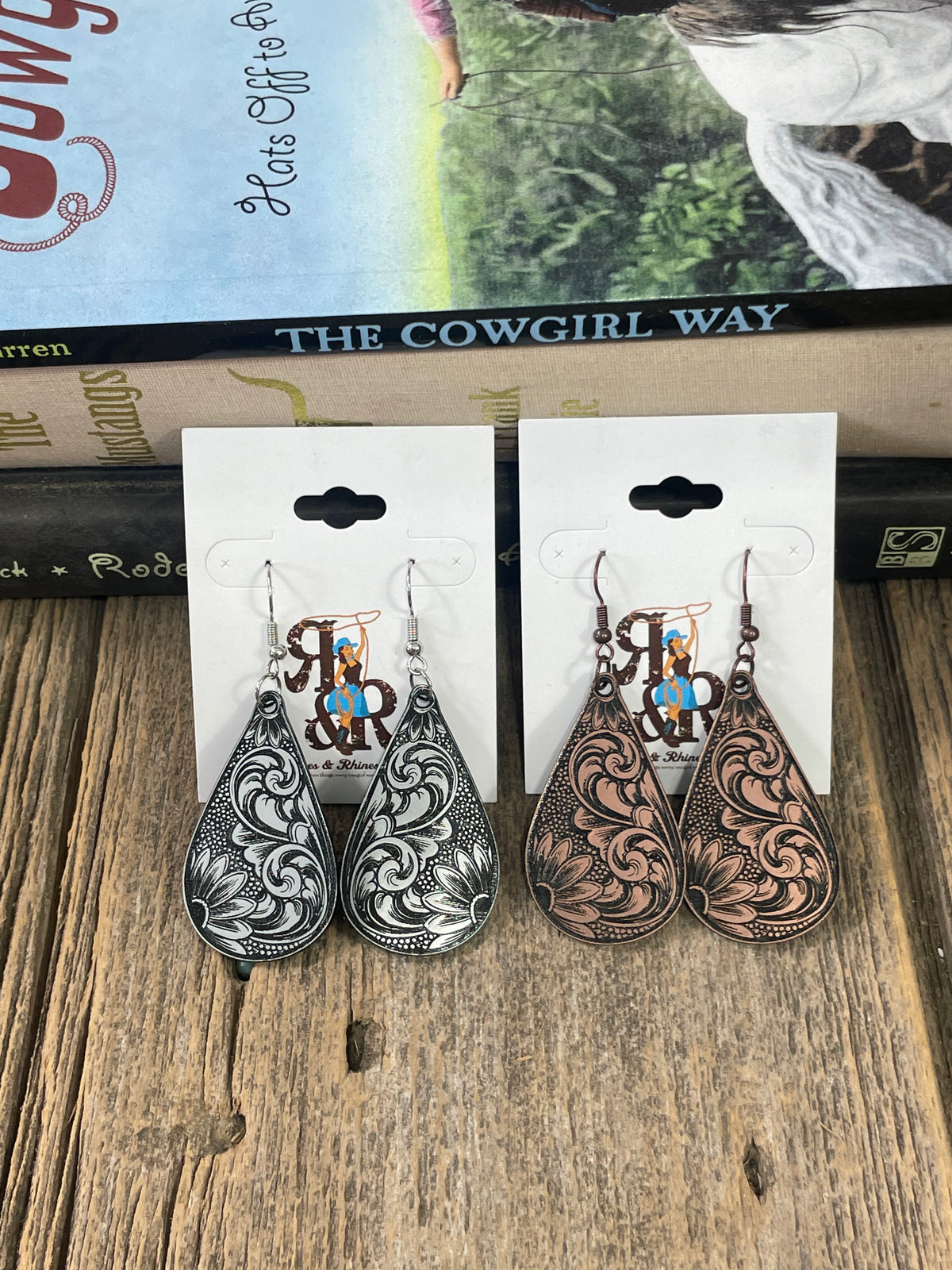 Sundown Scroll Earrings
