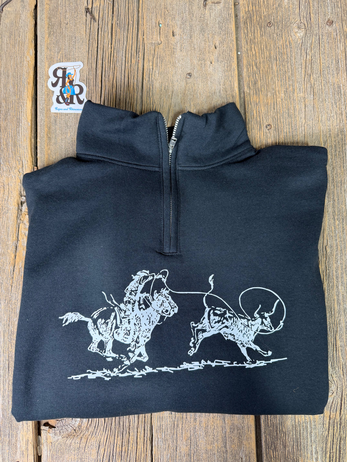 Rope and Ride Quarter Zip Sweatshirt