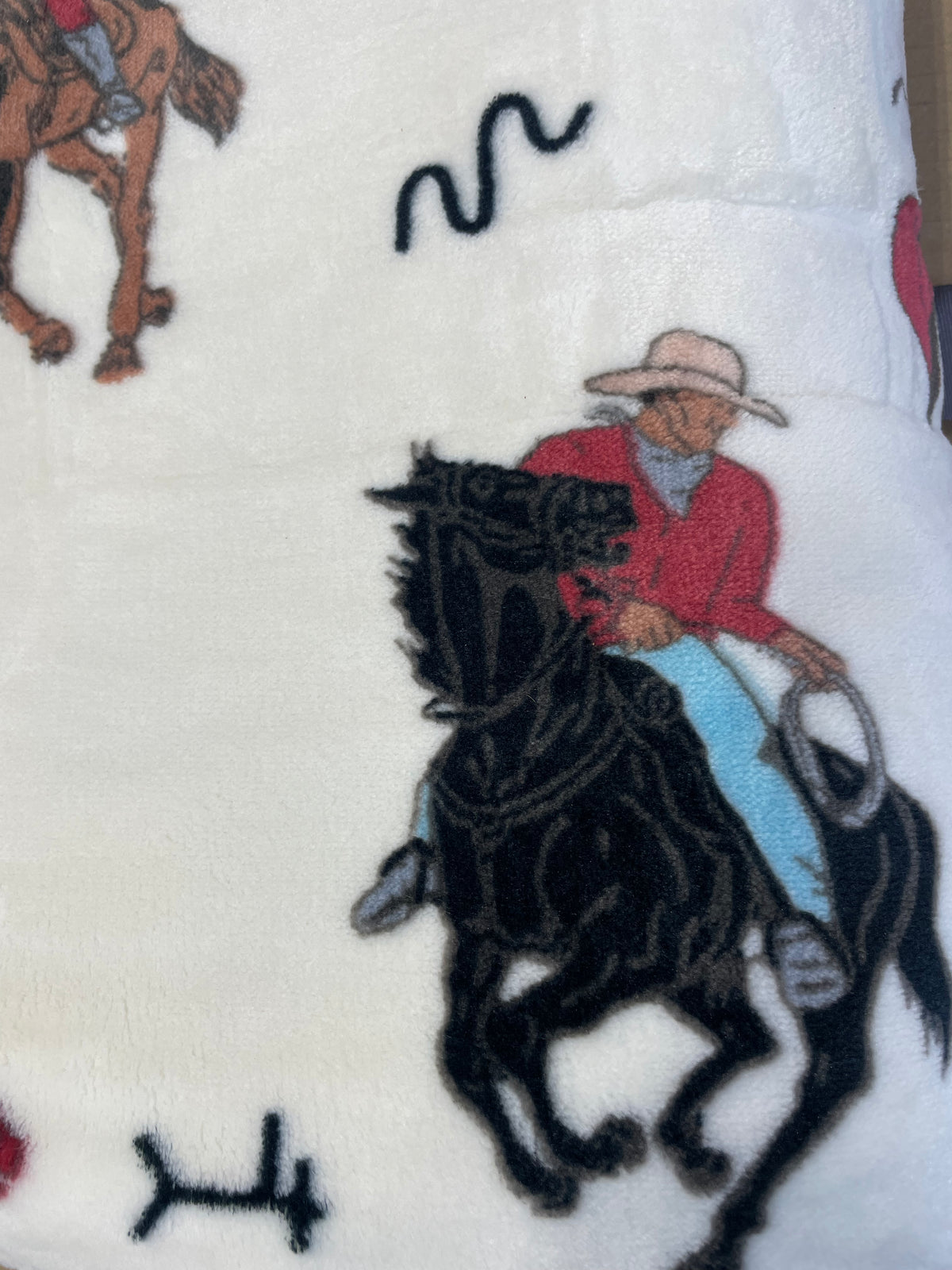 Western Print Throw Blanket