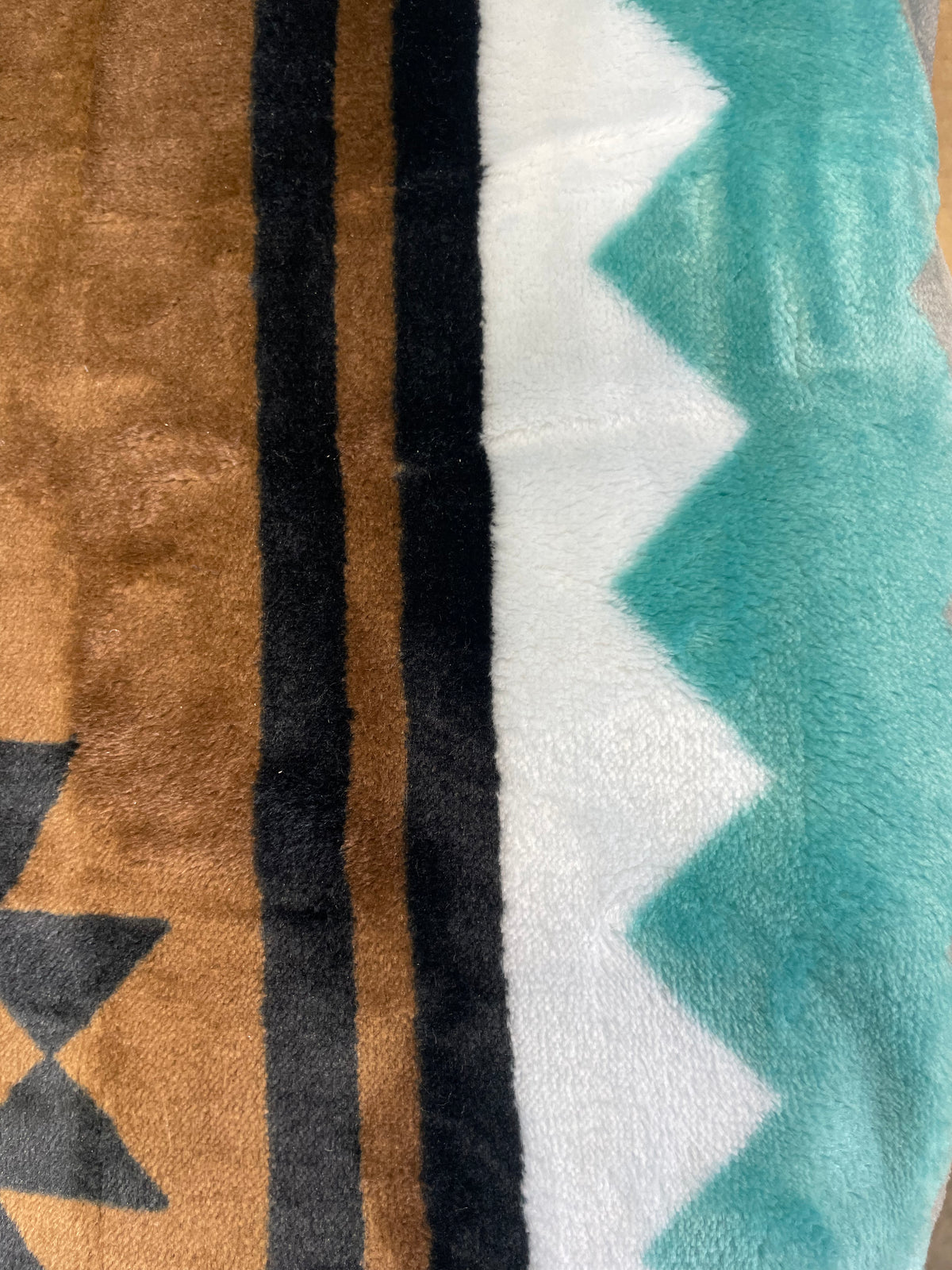 Western Print Throw Blanket