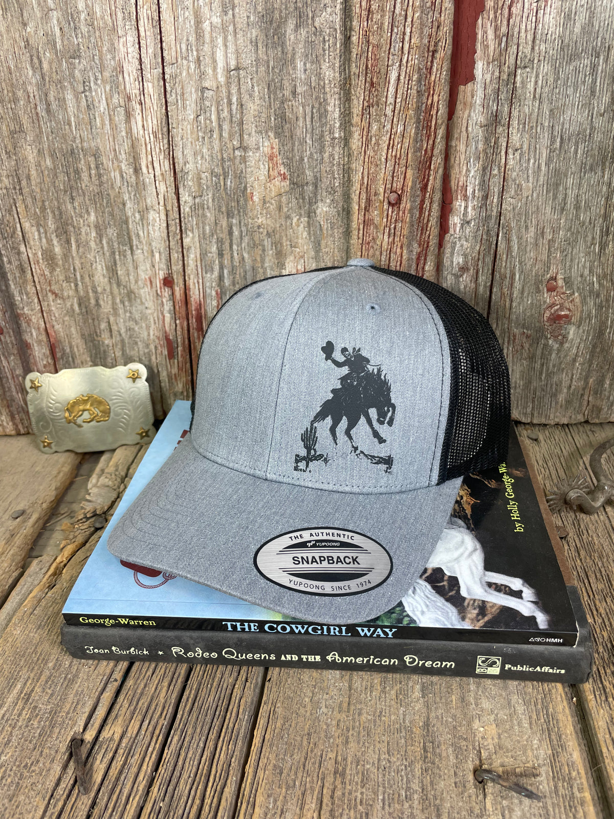 Bucking Bronc In The Cactus Cap