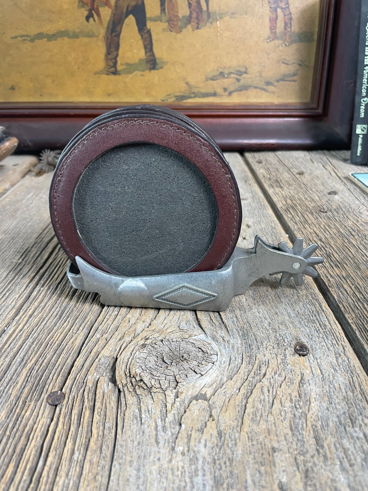 Cowboy spur coaster set